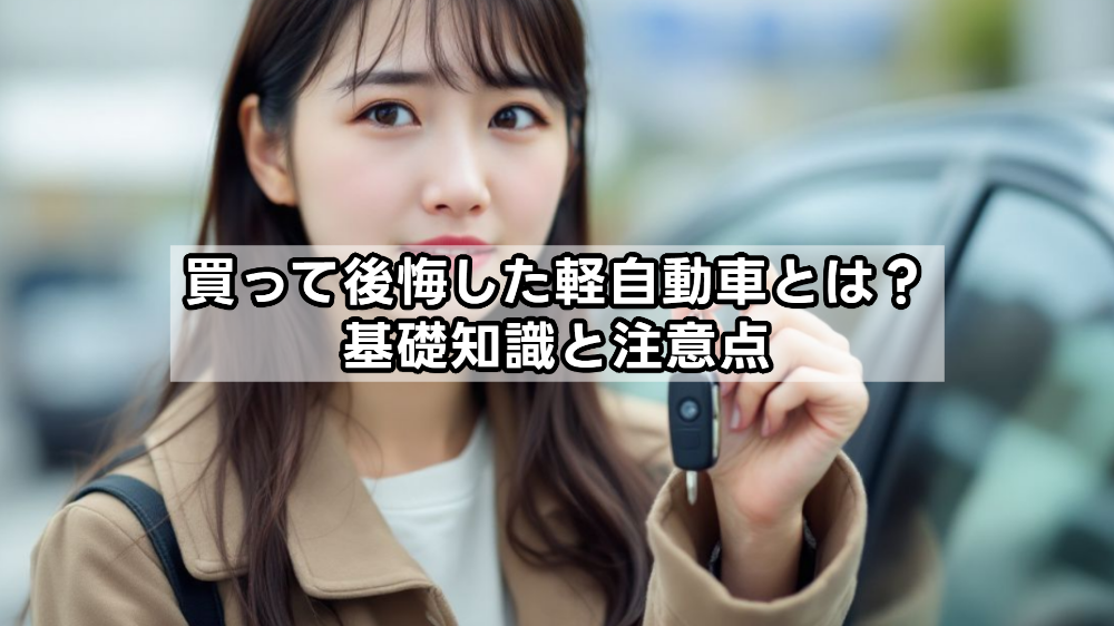 買って後悔した軽自動車ランキングとは？基礎知識と注意点