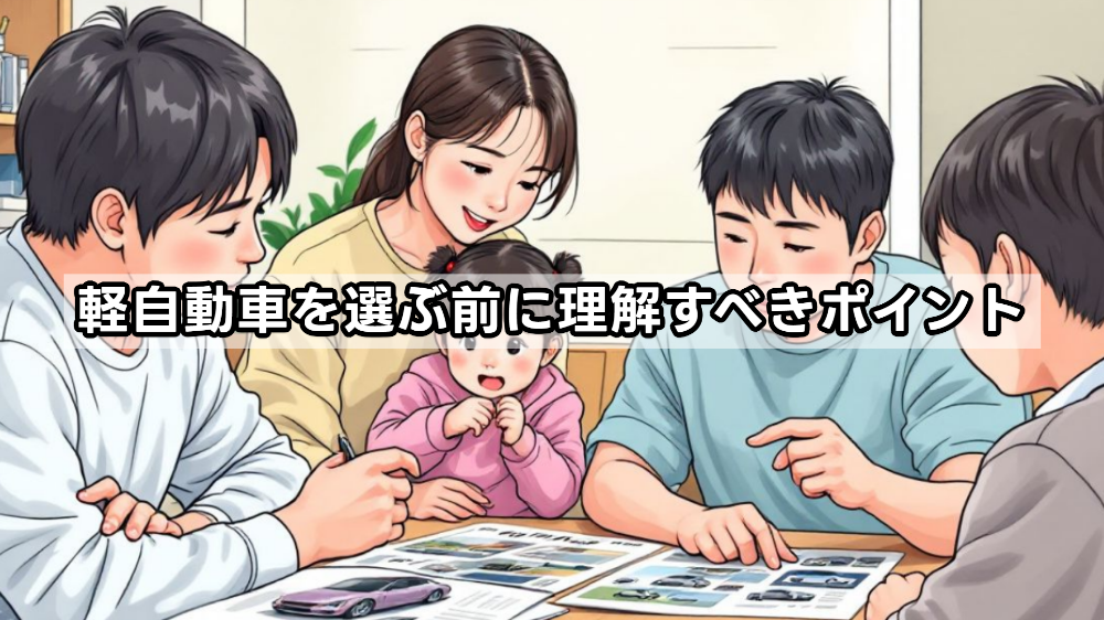 軽自動車を選ぶ前に理解すべきポイント<