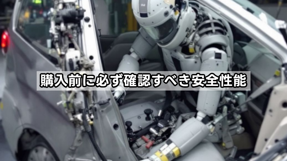 購入前に必ず確認すべき安全性能