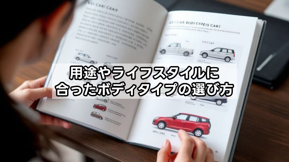 用途やライフスタイルに合ったボディタイプの選び方