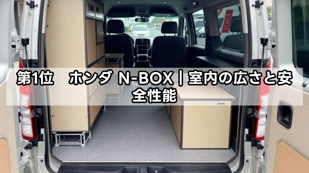 第1位　ホンダ N-BOX｜室内の広さと安全性能