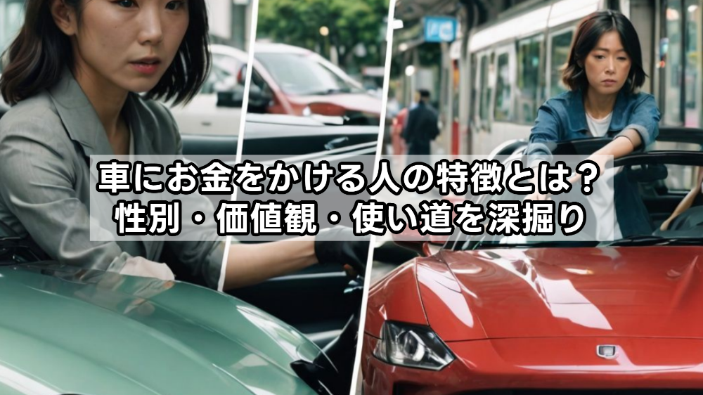 車にお金をかける人の特徴とは？性別・価値観・使い道を深掘り