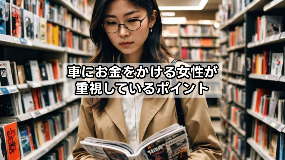 車にお金をかける女性が重視しているポイント