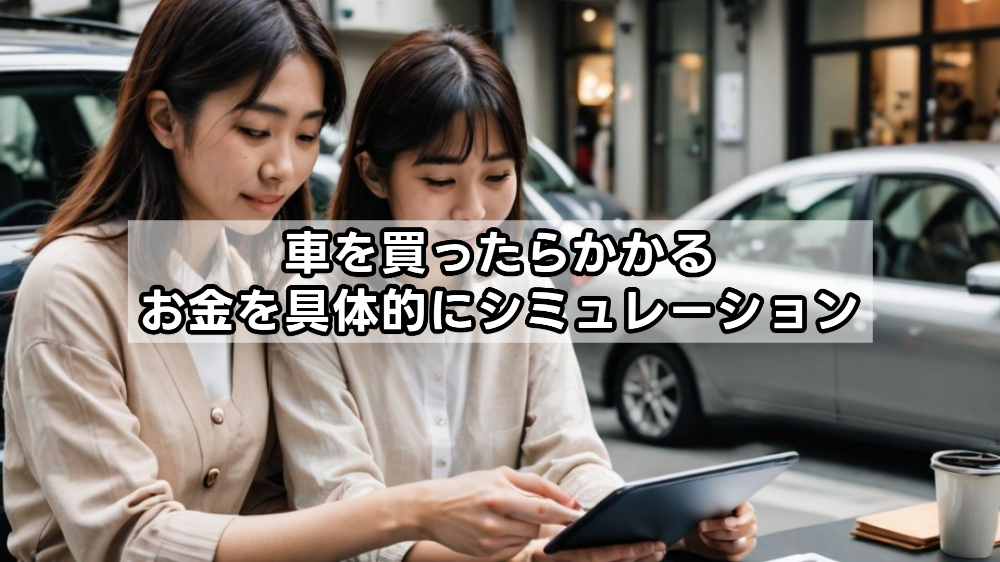 車を買ったらかかるお金を具体的にシミュレーション