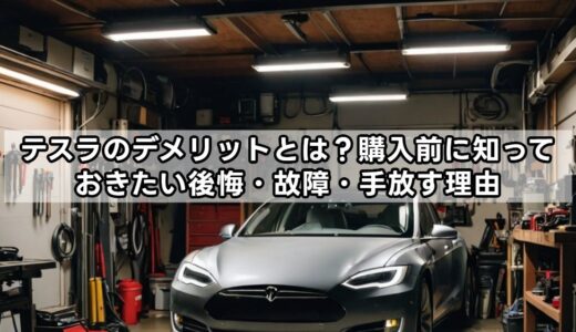 テスラのデメリットとは？購入前に知っておきたい後悔・故障・手放す理由