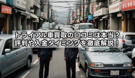 トライアル車買取の口コミは本当？評判や入金タイミングを徹底解説！