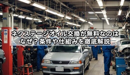 ネクステージオイル交換が無料なのはなぜ？条件や仕組みを徹底解説