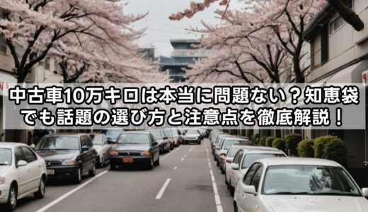 中古車10万キロは本当に問題ない？知恵袋でも話題の選び方と注意点を徹底解説！