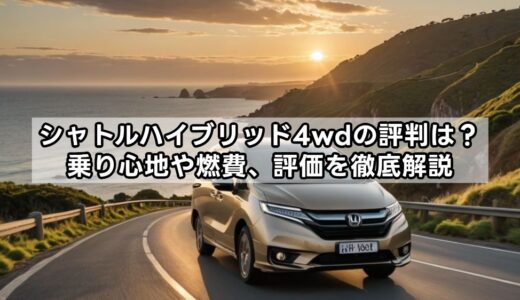 シャトルハイブリッド4wdの評判は？乗り心地や燃費、評価を徹底解説